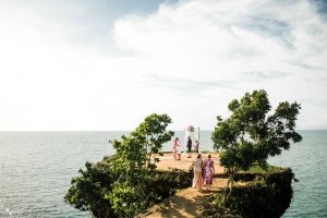 Clifftop Bali wedding