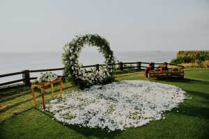 Clifftop bali wedding
